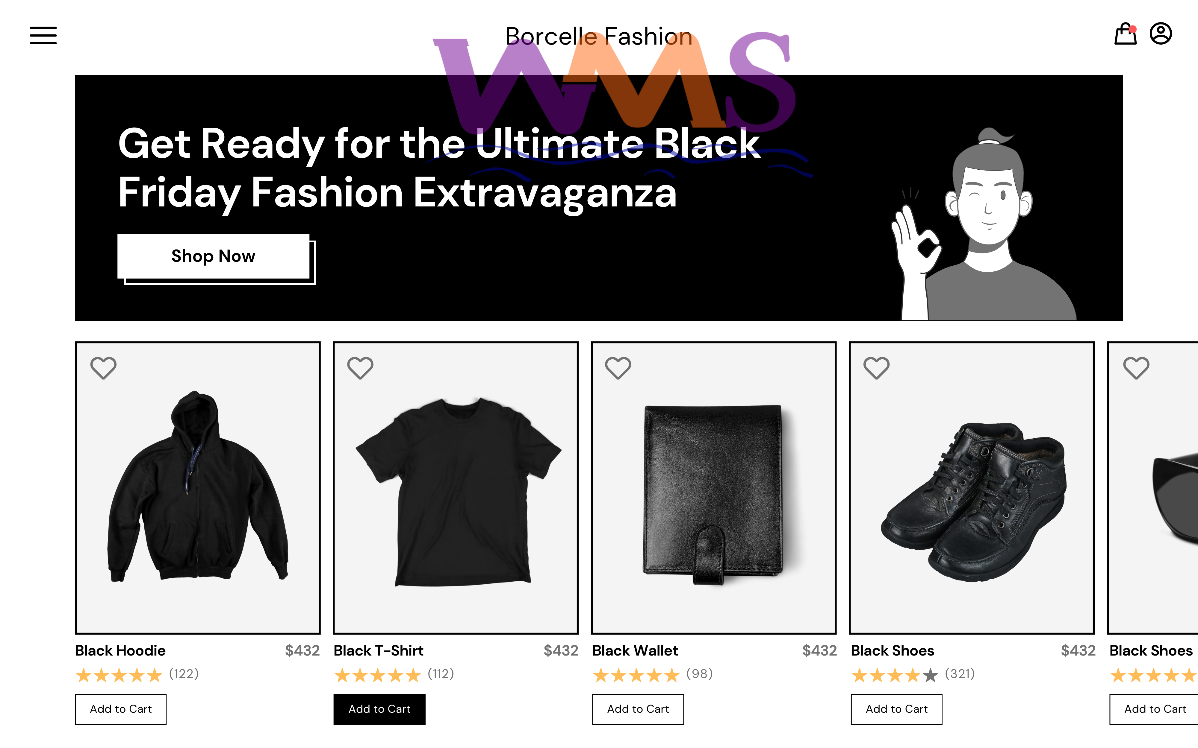 Shops Website Template