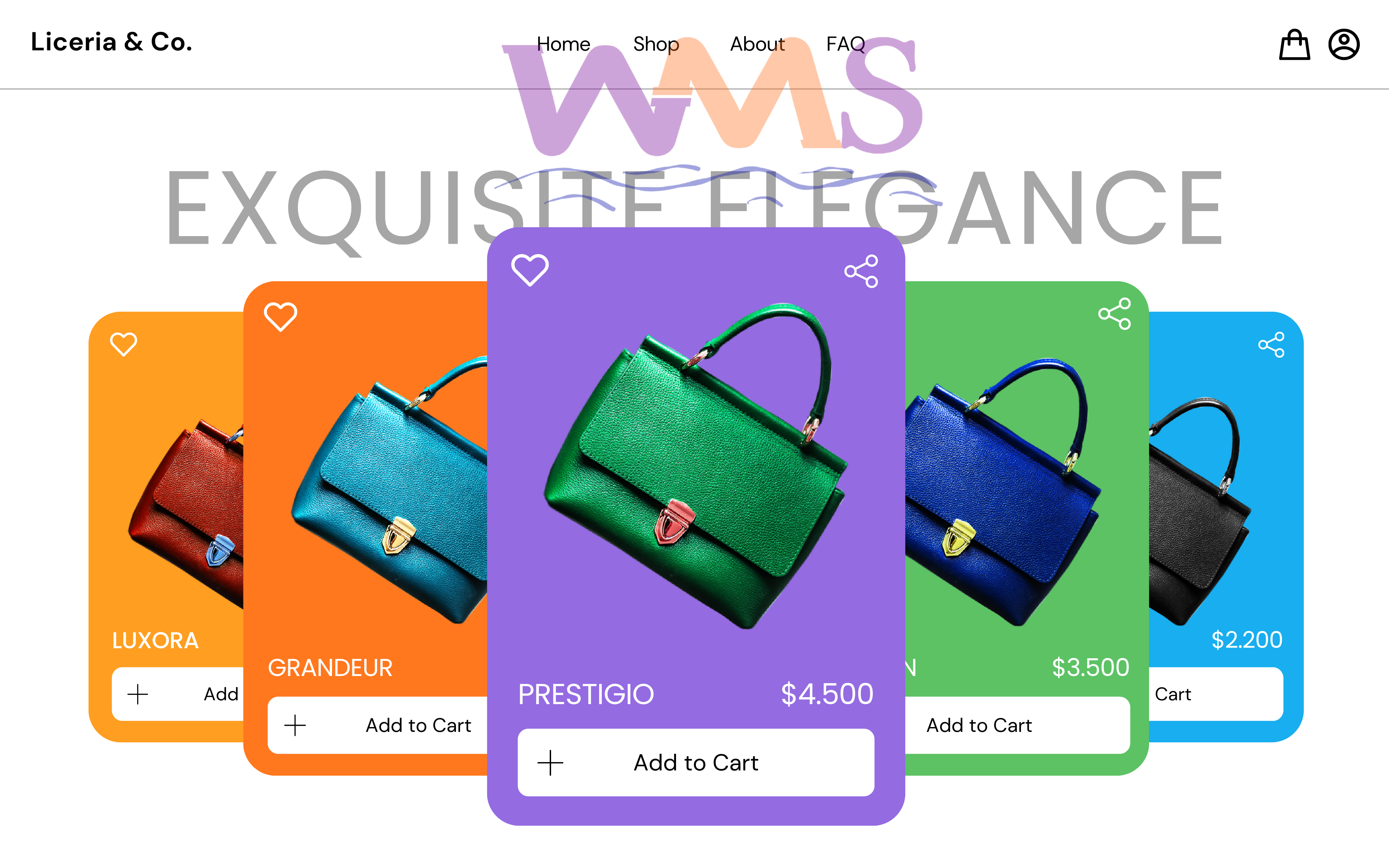 Shops Website Template