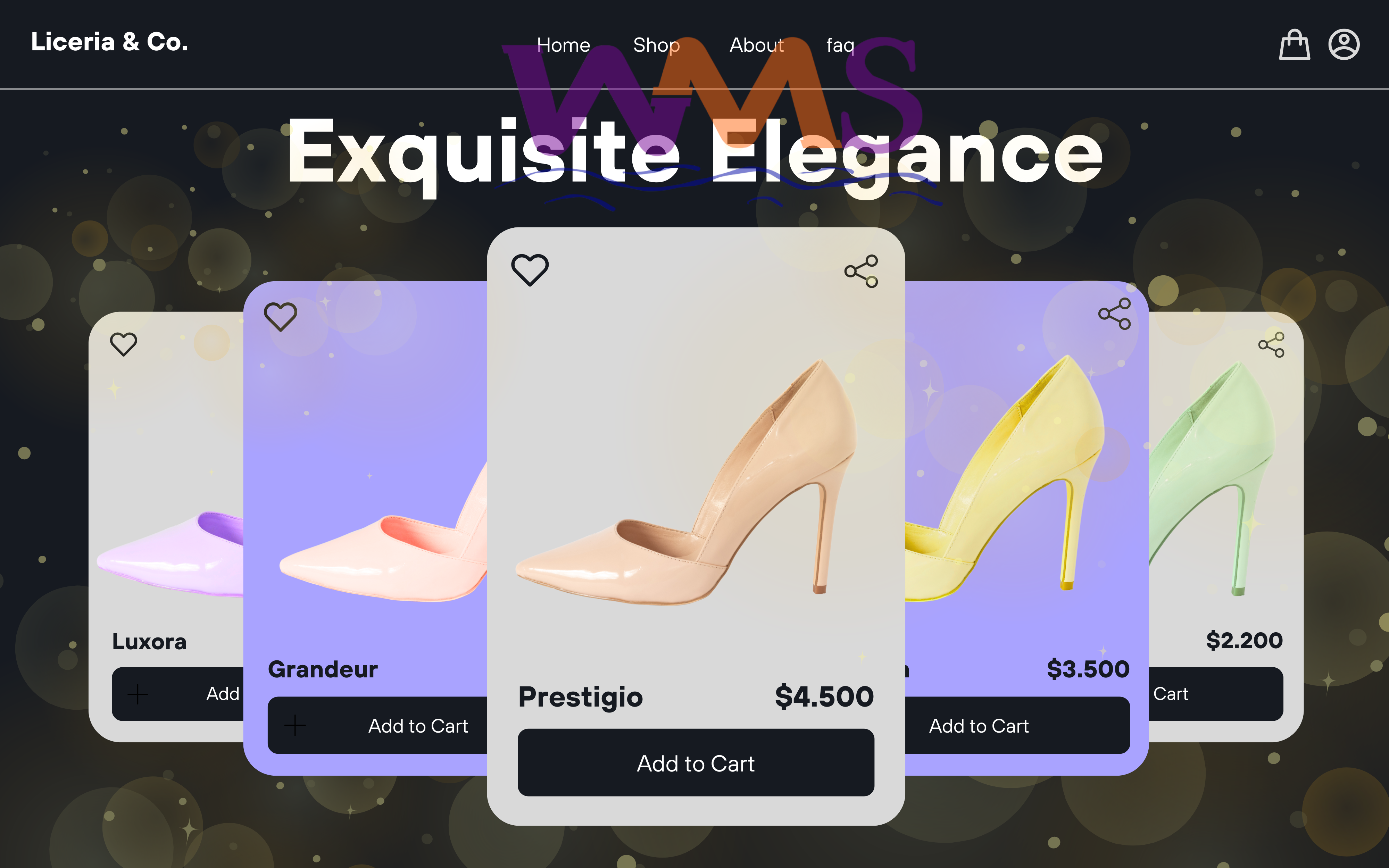 Shops Website Template